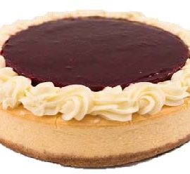 Raspberry Baked Cheesecake (10")
